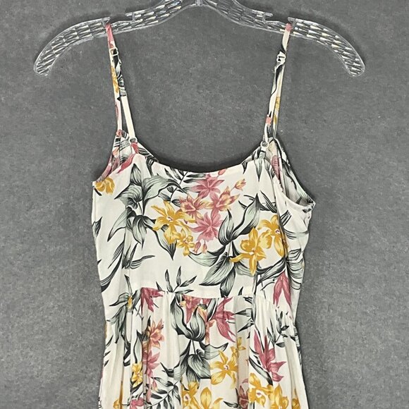 Divided Dress Womens Sz 2 Sundress Floral Zip Feminine Summer Travel Beach‎ - Picture 6 of 13